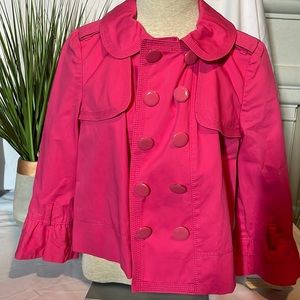 Juicy couture fuchsia crop coat
